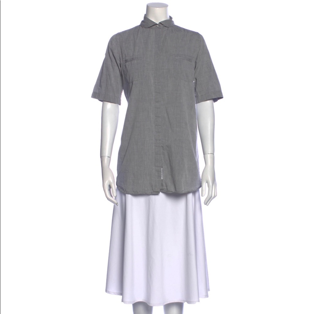 Rag & Bone Mock Neck Short Sleeve Tunic